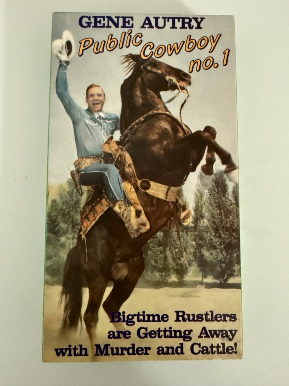 Public Cowboy No.1 VHS Gene Autry Western GoodTimes Video
